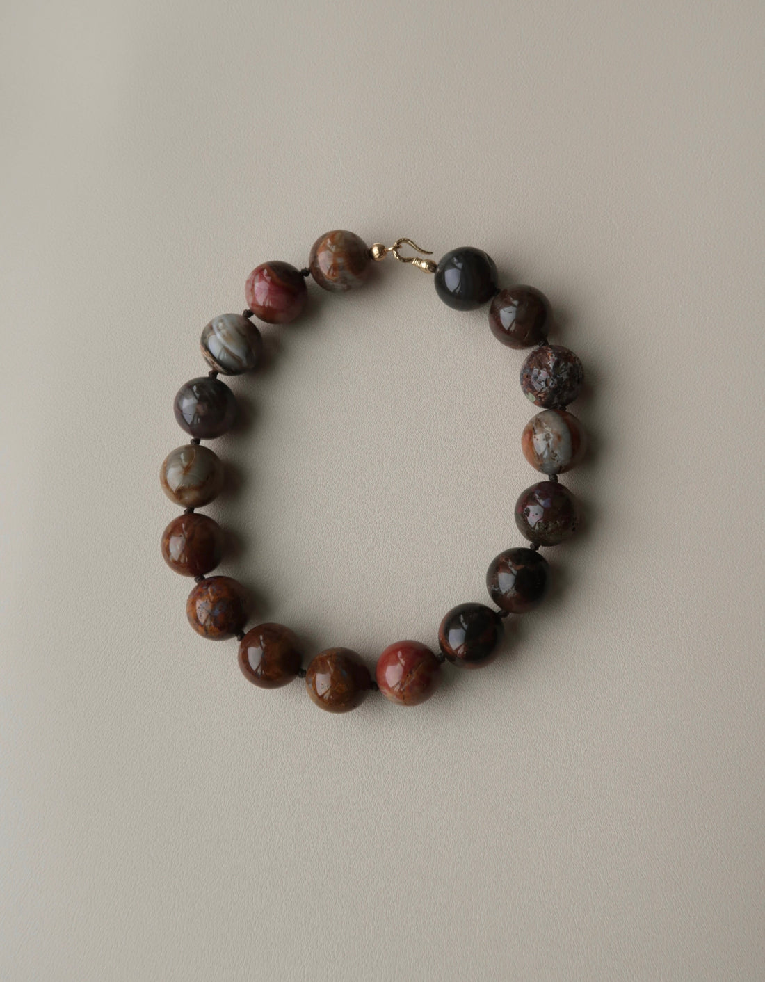 BROWN JASPER NECKLACE